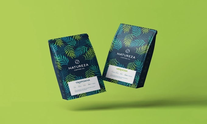 Bestseller - do pouch design, coffee packaging, myler bag, food packaging label design