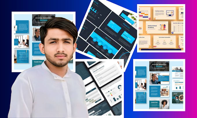 Gig Preview - Design engaging powerpoint presentation, pitch deck for your business in 8 hours