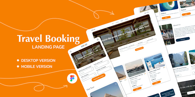 Gig Preview - Create a landing page design, homepage design