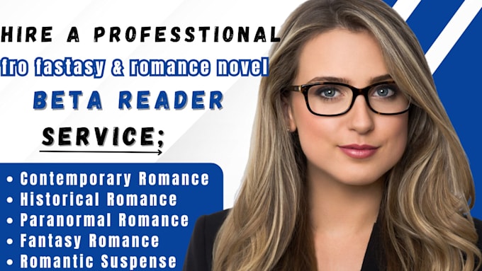 Gig Preview - Be your romance beta reader, erotica reader, alpha reader, beta reading, editing