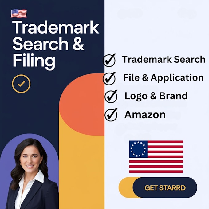 Gig Preview - Expertly handle trademark registration, search, and filing for your business