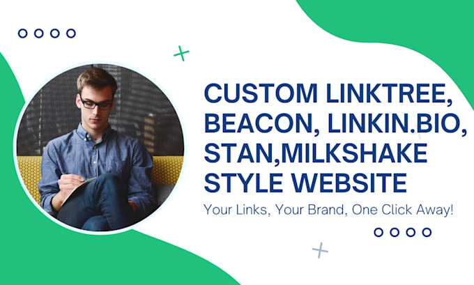 Gig Preview - Create a custom linktree, beacons, stan, milkshake style website for you