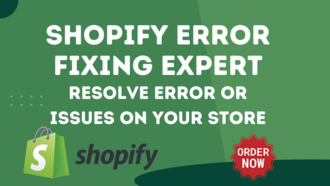 Gig Preview - Troubleshoot and fix any shopify store issue