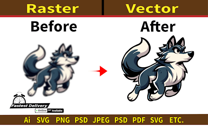 Bestseller - vector trace any logo or image within 2hrs professionally