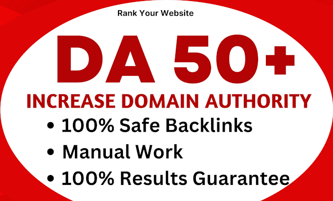 Gig Preview - Increase domain rating moz da pa 30 to 70