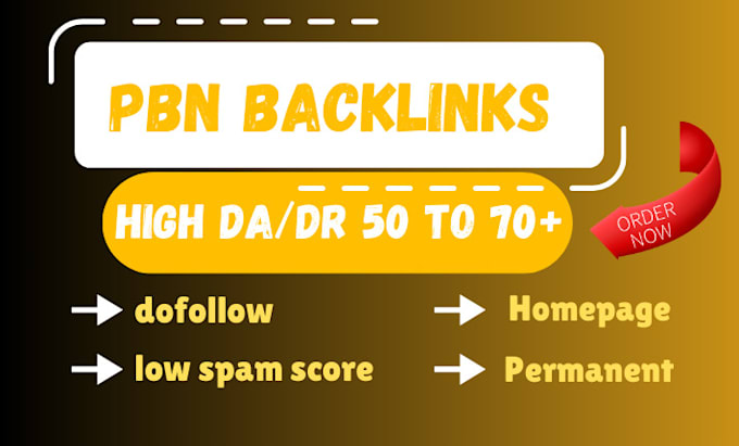 Gig Preview - Do high quality dr da 50 to 70 seo dofollow backlinks