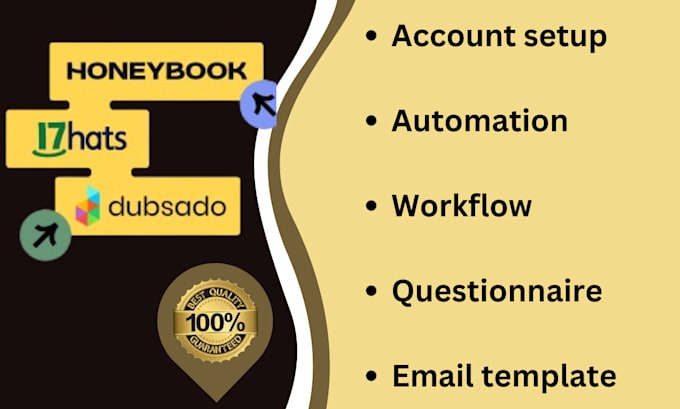 Gig Preview - Setup dubsado, honeybook, CRM account setp, automation and workflow