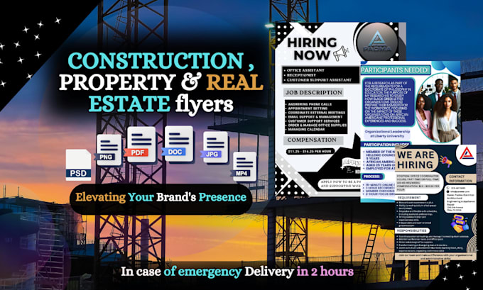 Gig Preview - Create construction flyer in very short time