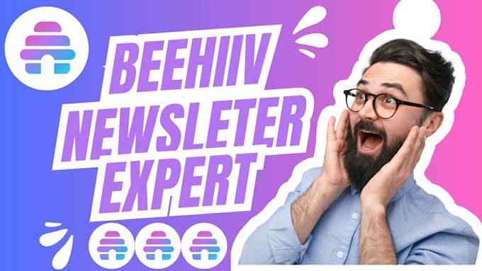 Gig Preview - Create beehiiv newsletter design beehive landing page boost ai newsletter