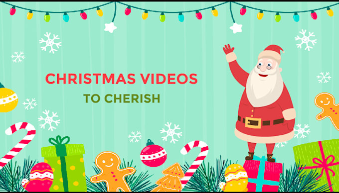 Gig Preview - Create christmas animation lyric video for youtube and christmas video