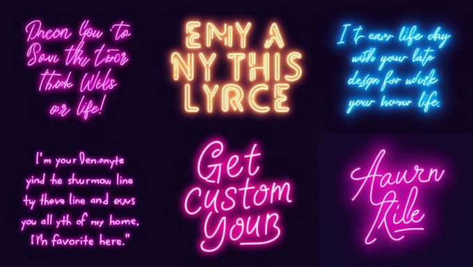 Gig Preview - Make premium tiktok lyric video creation for your song