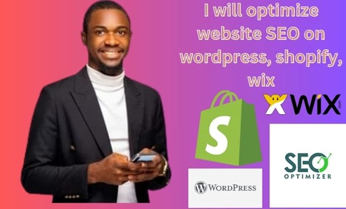 Bestseller - do seo optimization on shopify website wordpress   wix optimization fix bugs