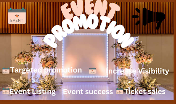 Gig Preview - Do organic event promotion, event marketing, eventbrite promotion event setup