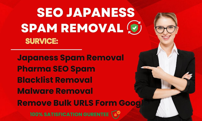 Gig Preview - Fix japanese spam removal, clean malware remove and website recovery