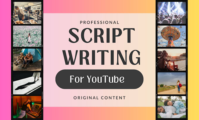 Gig Preview - Write a professional script for your youtube channel