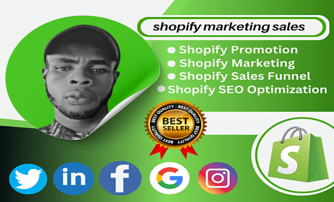 Gig Preview - Boost shopify sales, shopify dropshipping marketing or shopify store promotion