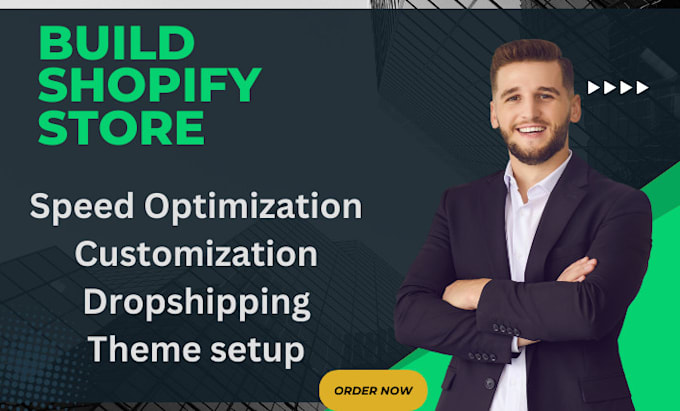 Gig Preview - Design a high profiled shopify dropshipping store