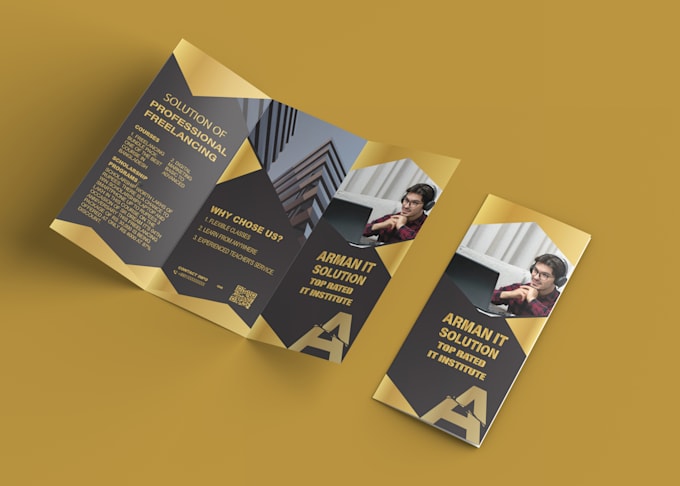 Gig Preview - Do creative and custom design your trifold, graphic or product brochure design