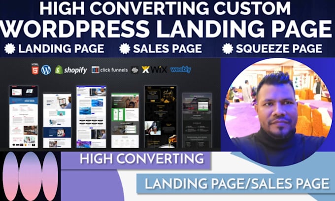 Bestseller - design your landing page or website desing elementor landing page