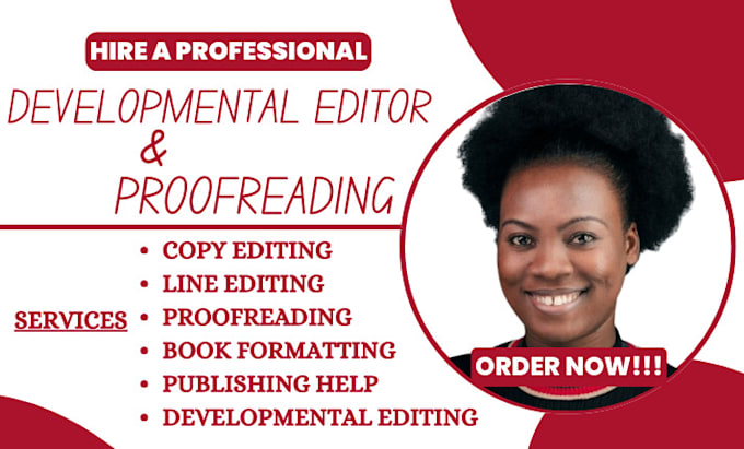 Gig Preview - Developmental book editor, copy edit and proofread fiction, nonfiction, memoir