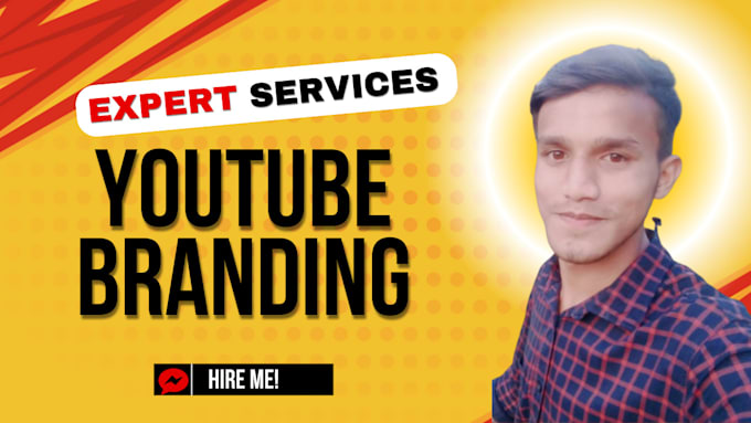 Gig Preview - Create professional youtube channel branding with best logo, banner, thumbnails