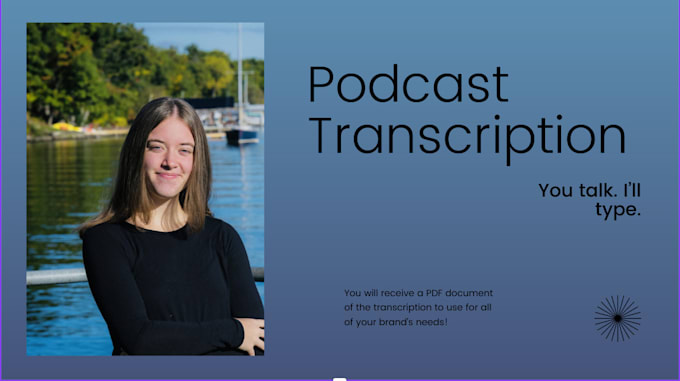 Gig Preview - Professionally transcribe your podcast