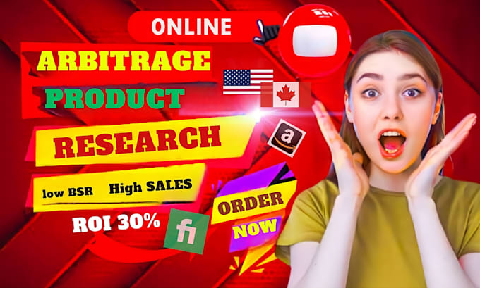 Gig Preview - Amazon fba online arbitrage product research for amazon fba canada,usa arbitrage