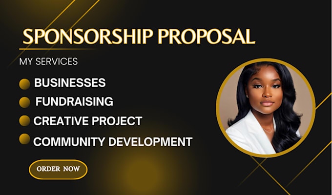 Gig Preview - Develop winning sponsorship proposals, business proposals, and fundraising grant