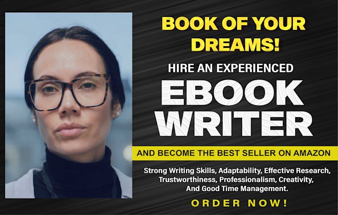 Gig Preview - Be your ebook ghostwriter,amazon kindle ebook writer,ghost book writer