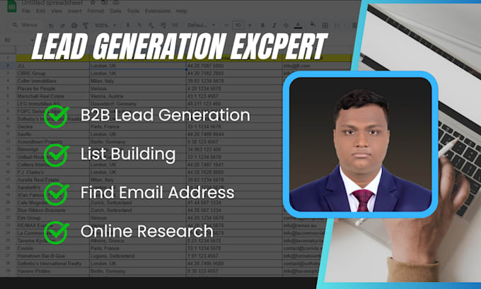 Gig Preview - Generate real estate leads and build your list