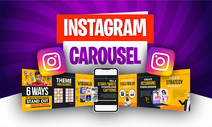 Gig Preview - Make premium instagram carousel post design