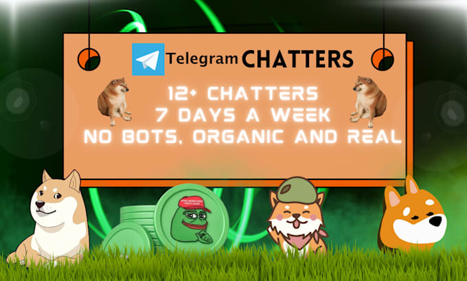 Gig Preview - Provide organic telegram group chatters