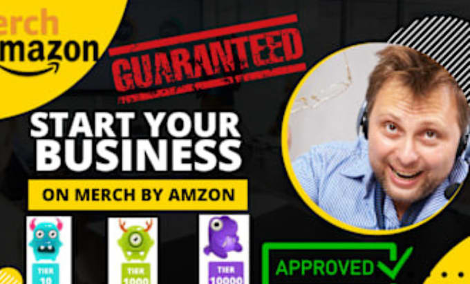 Bestseller - create a merch by amazon account on your behalf