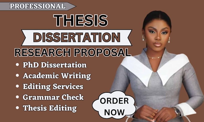 Gig Preview - Uniquely proofread and edit your thesis, research proposal or dissertation