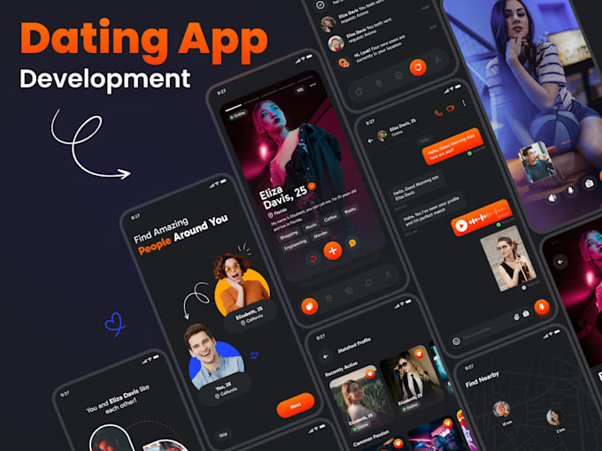 Gig Preview - Do dating app  ai dating app,,chat app,dating website,fitness app, social media