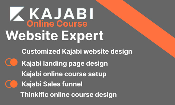 Bestseller - design a stunning kajabi website for your online courses