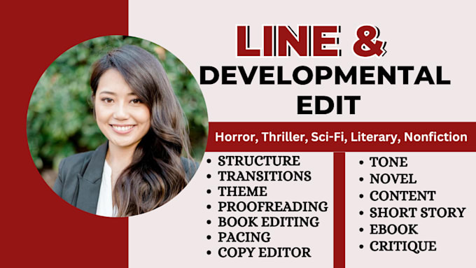 Gig Preview - Do structural edit for your fiction novel, romance, book formatting,line editing