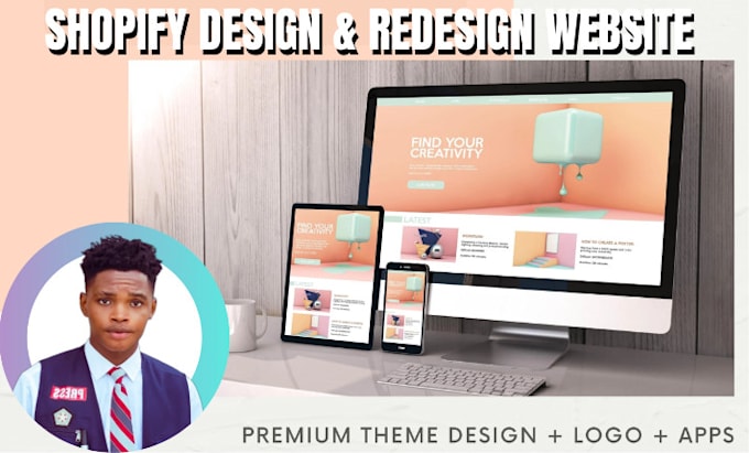 Gig Preview - Redesign shopify website design shopify website redesign shopify store design