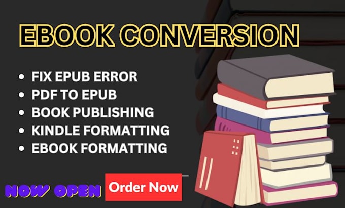 Gig Preview - Professional conversion to epub and kpf for lulu, amazon and ingram spark