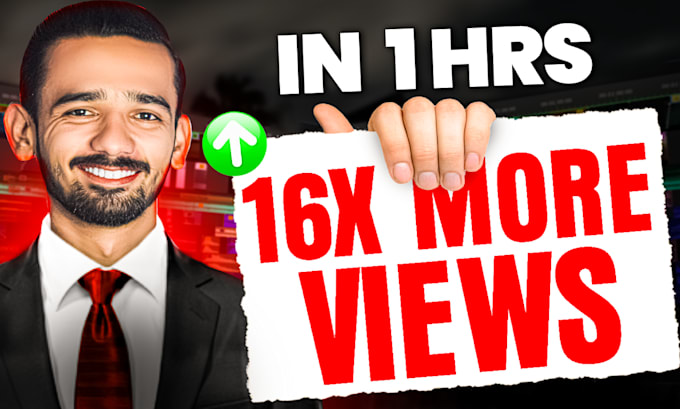 Bestseller - do create viral clickbait youtube thumbnail within 1 hours