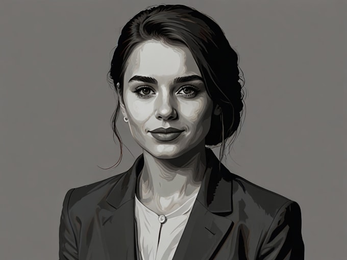 Gig Preview - Design your portrait vector art illustration