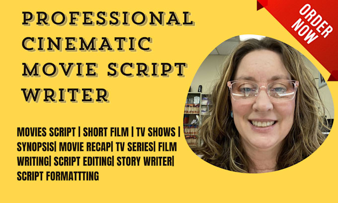 Gig Preview - Write screenplay, film script, movie scriptwriter screenwriting, script editor