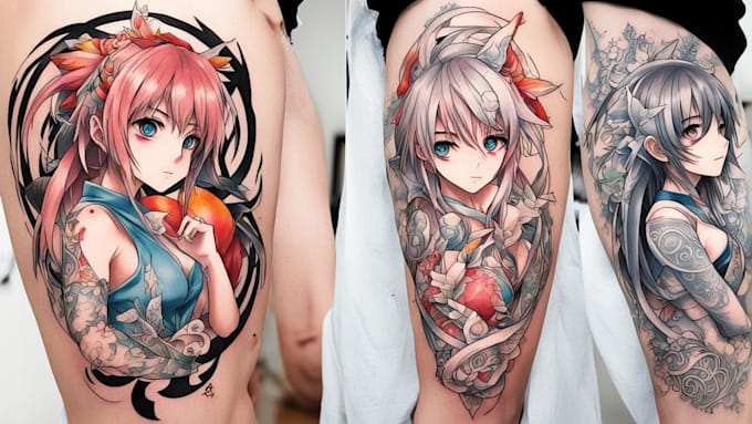 Gig Preview - Do custom tattoo, anime , traditional or realistic tattoo artist