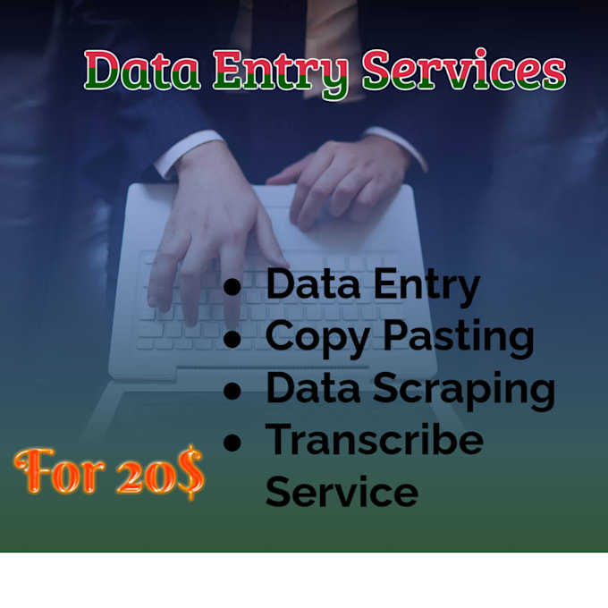 Gig Preview - Provide data entry services and copy typing services