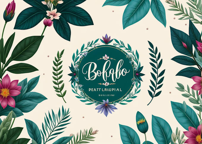 Gig Preview - Design beautiful botanical boho logo