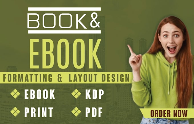 Gig Preview - Design ebook formatting and ebook layout design