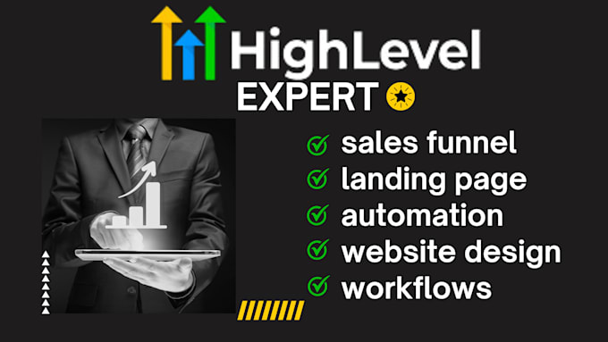 Gig Preview - Gohighlevel landing page gohighlevel website gohighlevel sales funnel ghl expert