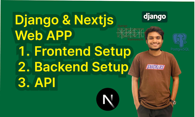 Bestseller - be your django and nextjs fullstack developer