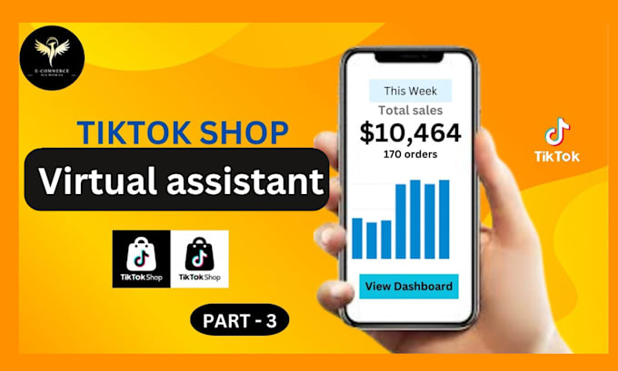 Gig Preview - Be tiktok shop virtual assistant, tiktok shop dropshipping,tiktok shop manager