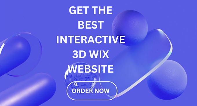 Gig Preview - 3d animated wix 3d wix spline animation website wix studio scrolling animation